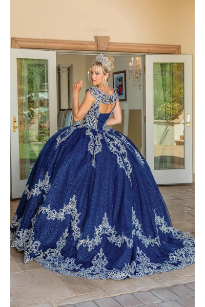 Dancing Queen Dresses DQ-1709 Navy Quinceañera for a Timeless Presence - Dress