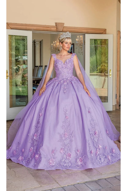 Dancing Queen Dresses DQ-1716 Quinceañera for Unforgettable Glamour - Lilac / XS - Dress