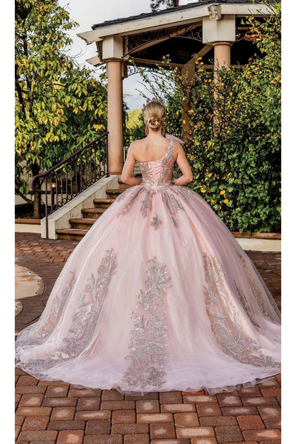 Dancing Queen Dresses DQ-1733 Quinceañera Gown with Voluminous Skirt - Dress