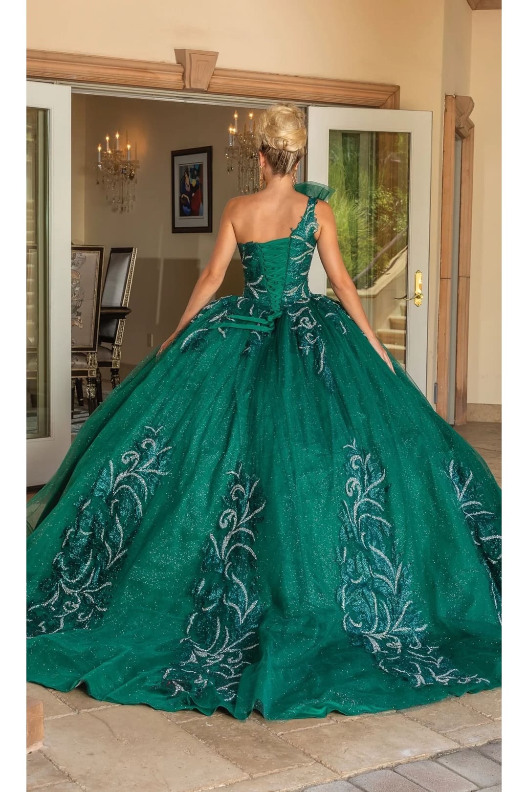 Dancing Queen Dresses DQ-1733 Quinceañera Gown with Voluminous Skirt - Dress