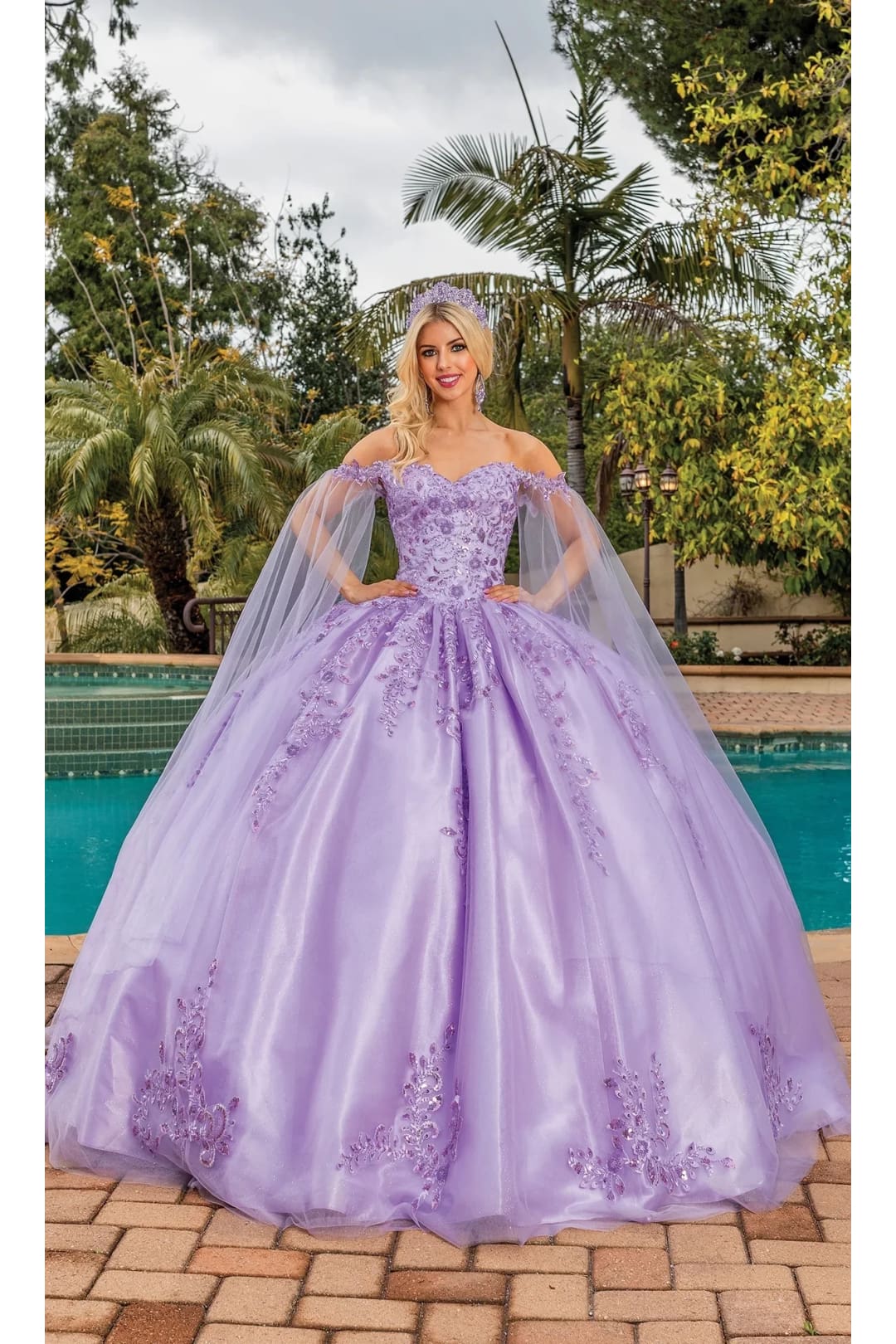 Dancing Queen Dresses DQ-1812 Quinceanera for Unforgettable Elegance - Lilac / XS - Dress