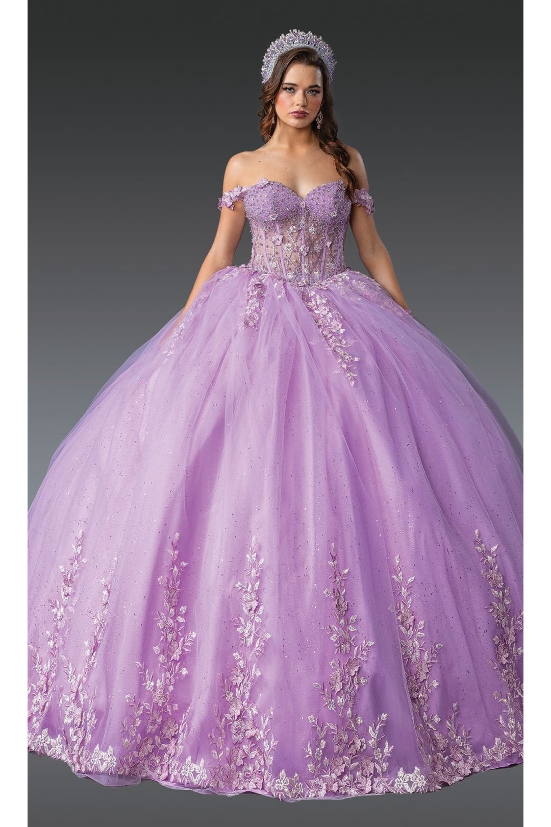 Dancing Queen Dresses DQ-1958 Quinceañera Gown Elegance Redefined - Lilac / XS - Dress