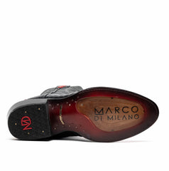 marco-di-milano-denver-red-black-ostrich-leg-round-toe-cowboy-boots