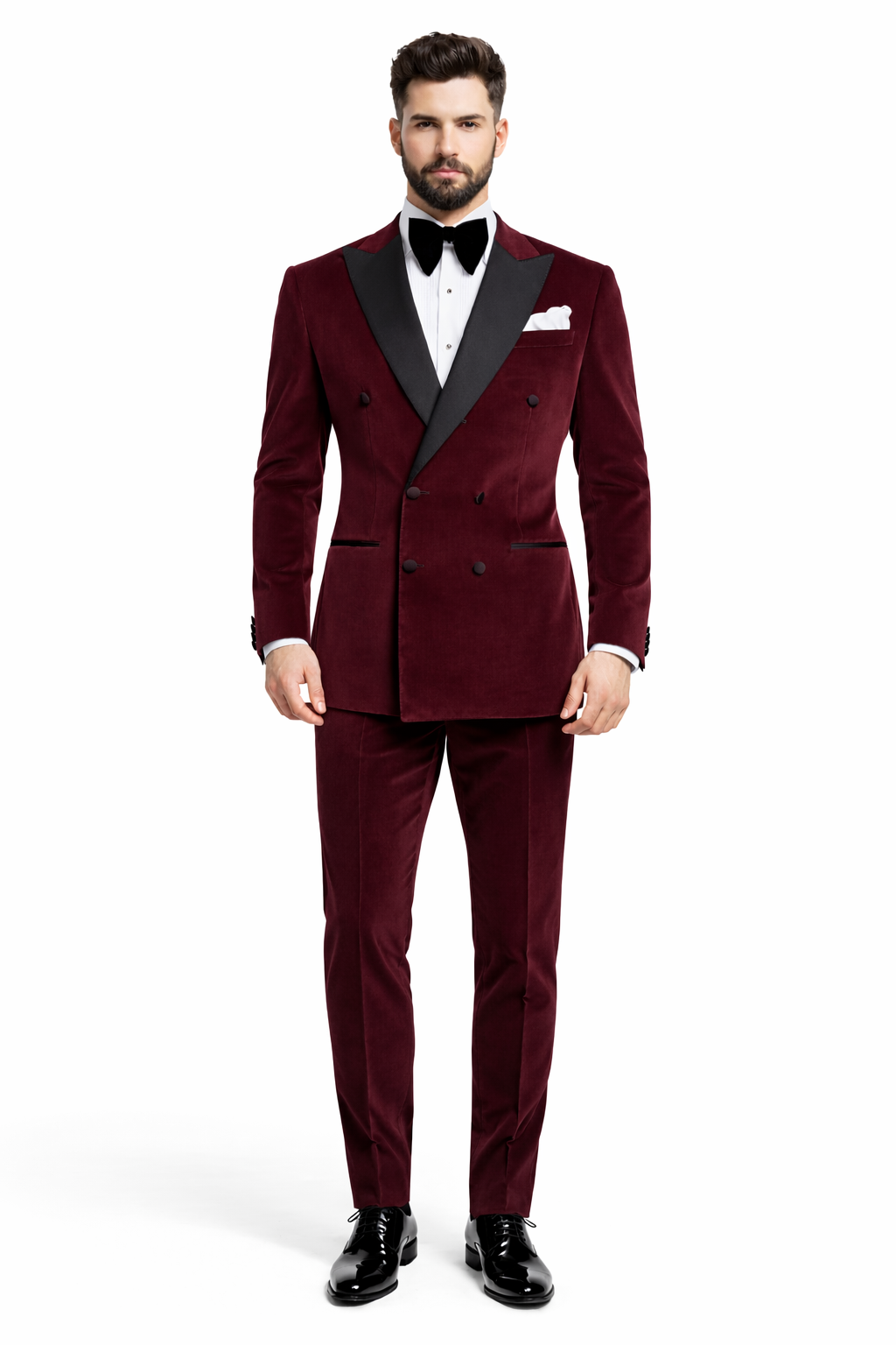 Double Breasted Dinner Jacket - Velvet Tuxedo Dinner Jacket In Emerald Green