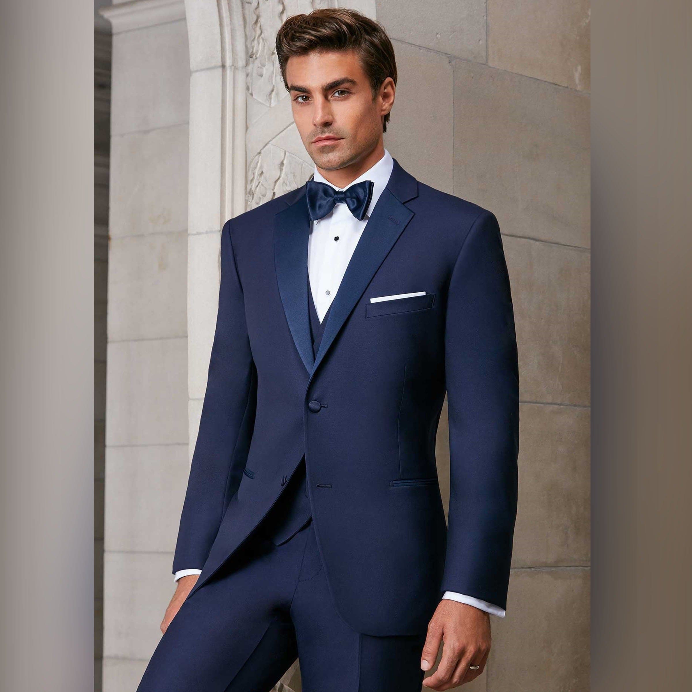 Western Suit - Trajes Para Hombres - Cowboy Formal Attire - Trajes De Novio - Blue