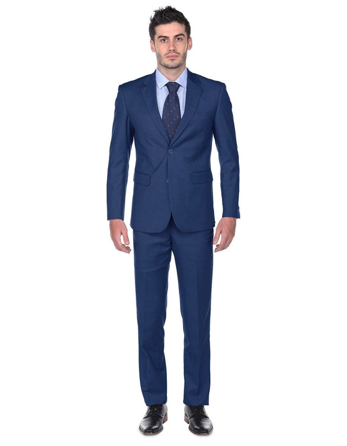Mens Classic Fit Suit Indigo Blue - Men's Tuxedo USA