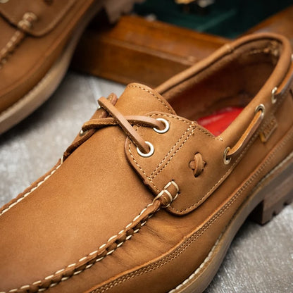 Marco Di Milano Amalfi Bronze Premium Calf Leather Boat Shoes - view 8