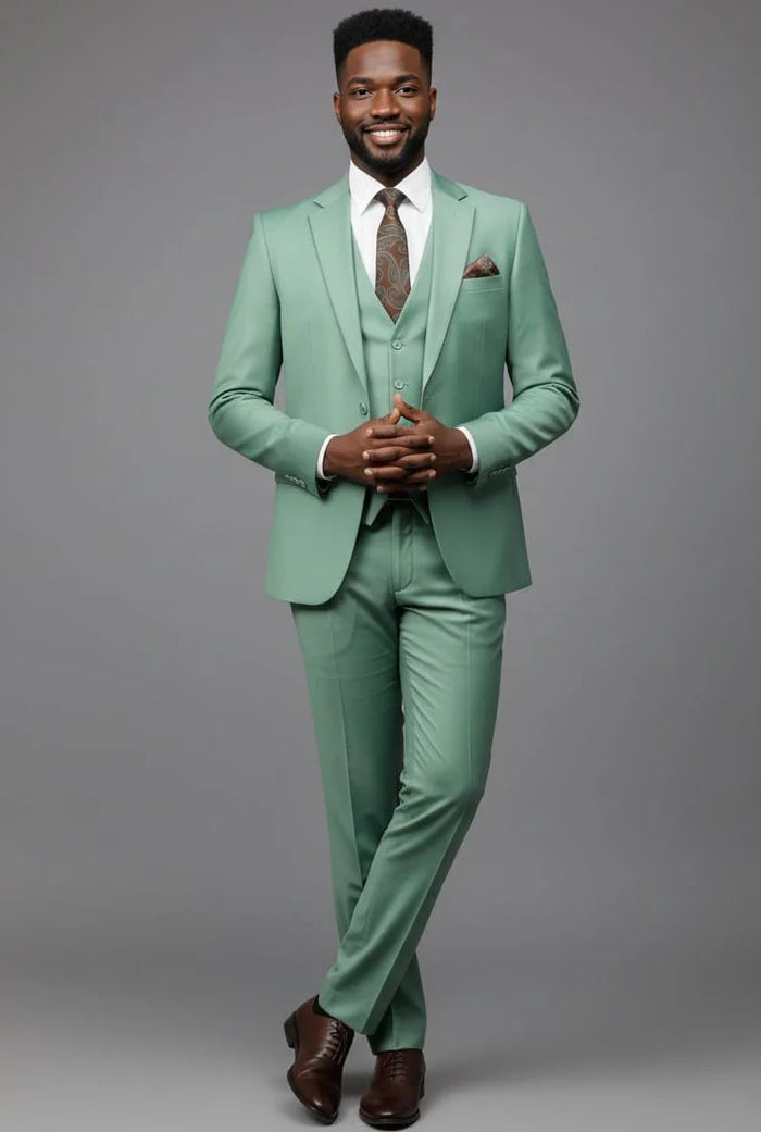 Effetti Suit Designer - 2 button Notch Lapel slim fit EF2N+V-8129 MINT