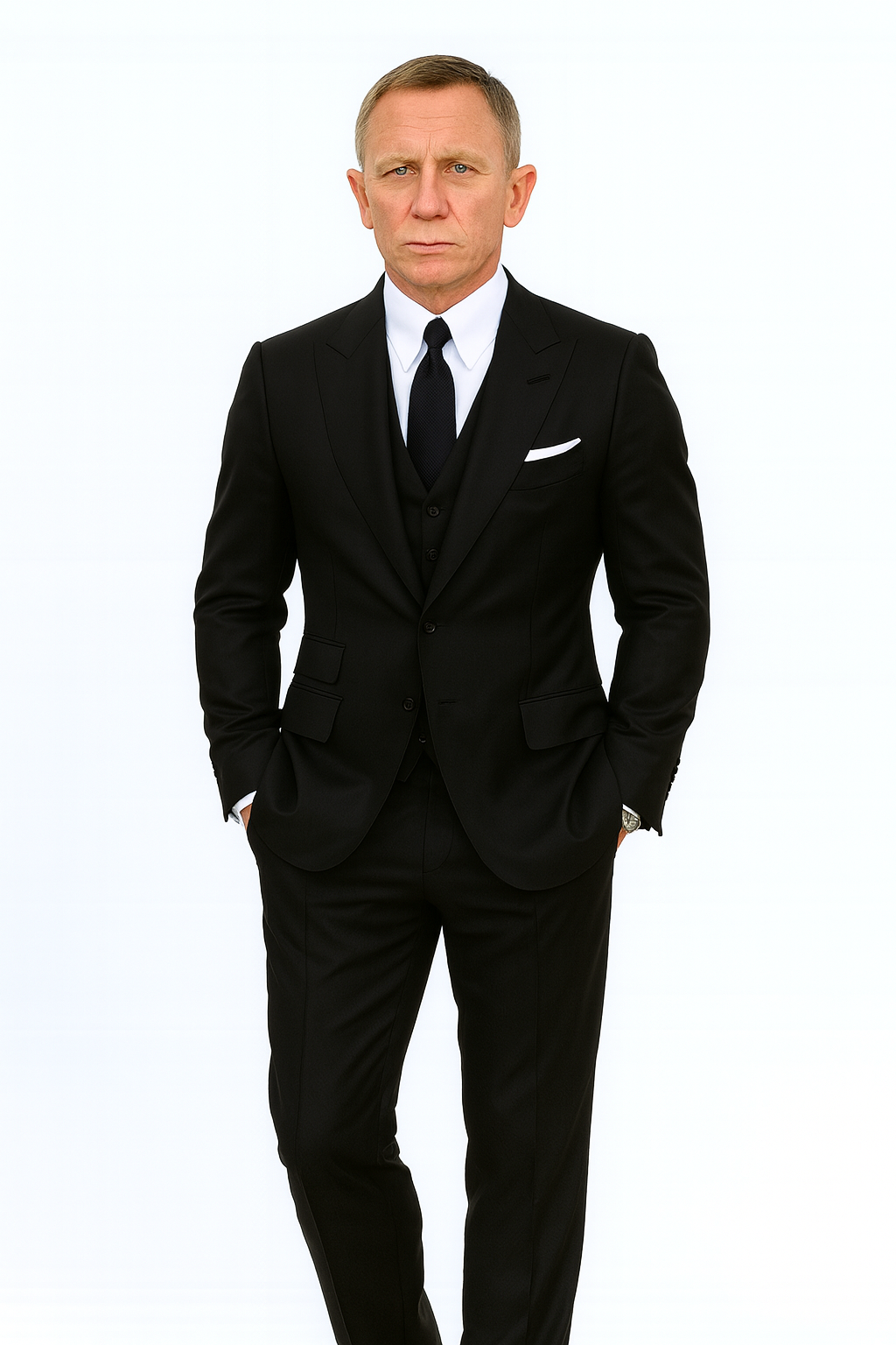 James Bond Costume - James Bond Black Suit
