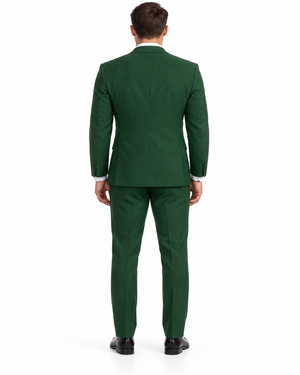 Emerald Green Suit - Slim Fit Wedding Suit For Groom and Groomsmen