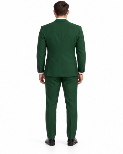 Emerald Green Suit - Slim Fit Wedding Suit For Groom and Groomsmen
