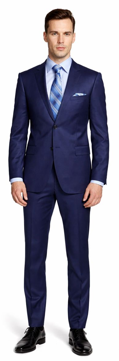 ENZO 150s Super Wool 2-Button Suits in 6 Solid Fabrics Colors