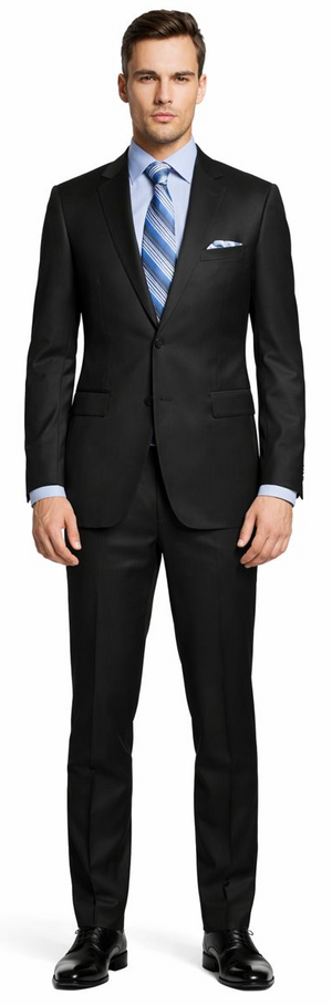 ENZO 150s Super Wool 2-Button Suits in 6 Solid Fabrics Colors