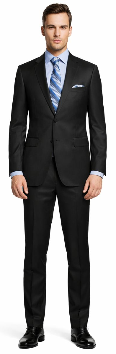 ENZO 150s Super Wool 2-Button Suits in 6 Solid Fabrics Colors