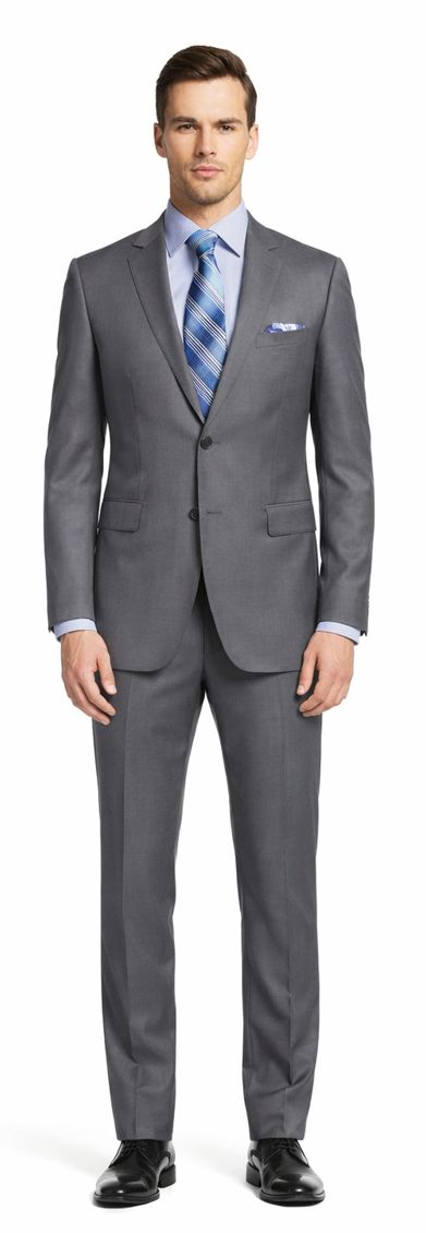 ENZO 150s Super Wool 2-Button Suits in 6 Solid Fabrics Colors