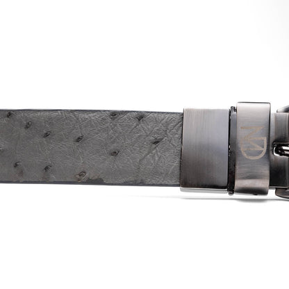 Marco Di Milano Domenico Belt Gray Luxury Leather Loafer
