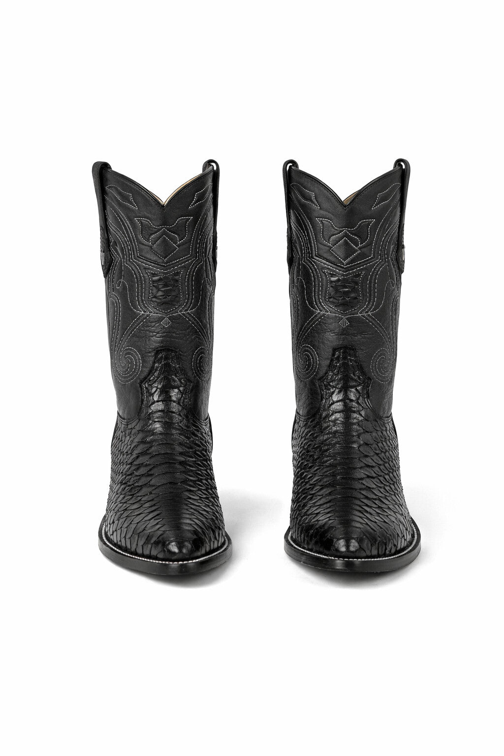 Men's Wild West Python Skin J Toe Boots 29957