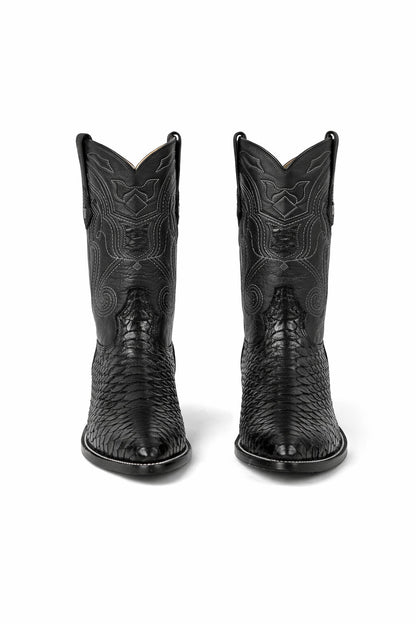 Men's Wild West Python Skin J Toe Boots 29957