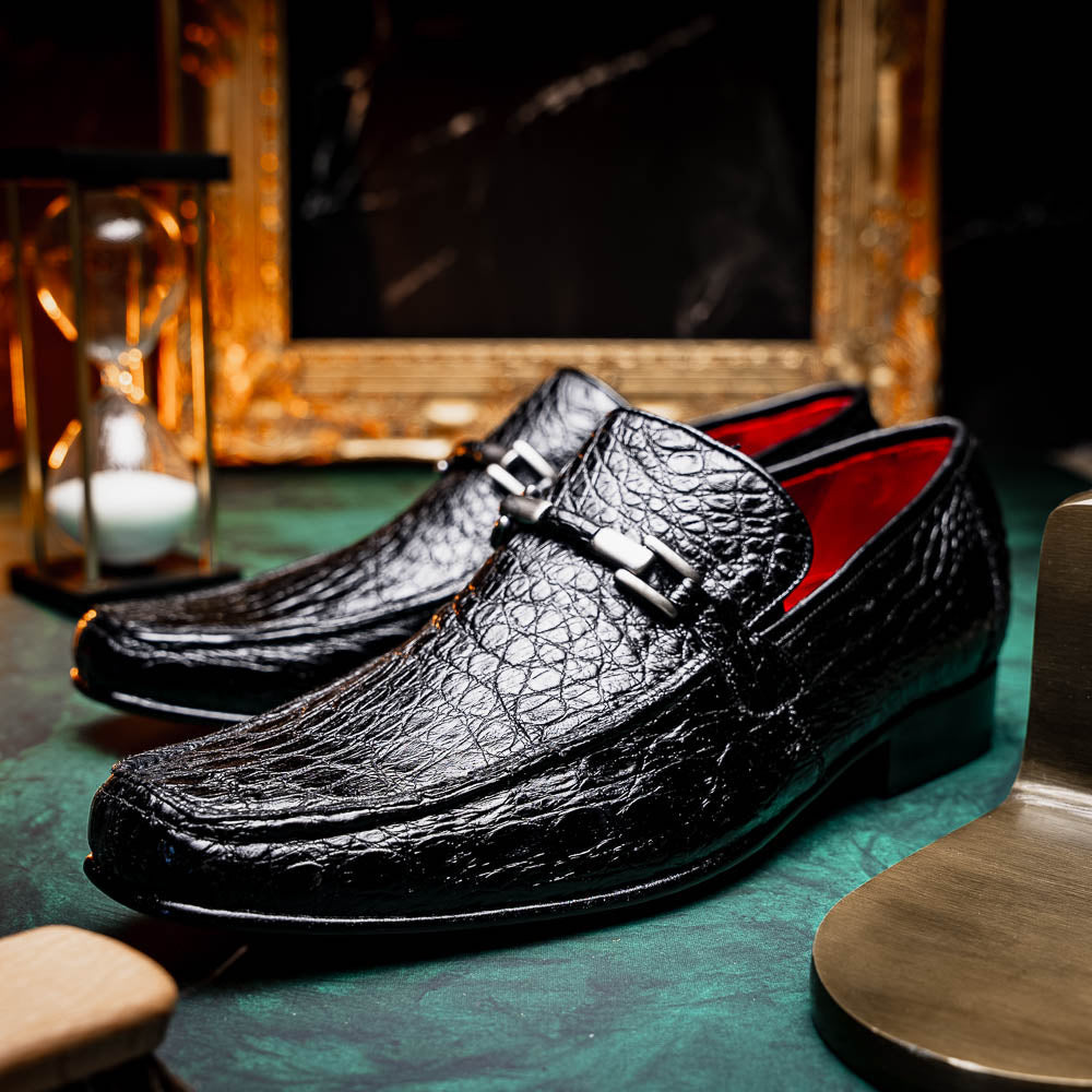 Marco_Di_Milano Fabro-Tin Black Leather Luxury Shoe
