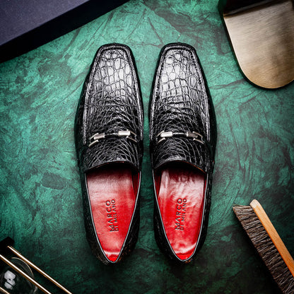 Marco_Di_Milano Fabro-Tin Black Leather Luxury Shoe