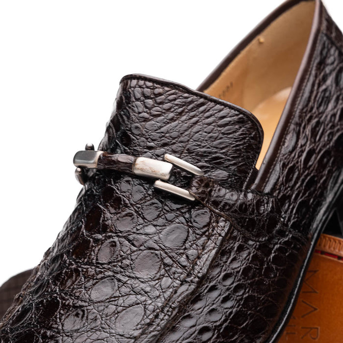 Marco Di Milano Fabro-Tin Brown Leather Dress Shoe