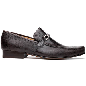 Marco Di Milano Fabro-Liz Brown lizard bit loafer