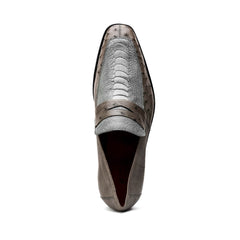 marco-di-milano-fangio-serpentine-grey-ostrich-penny-loafer