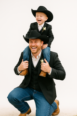 matching-father-and-son-black-western-tuxedo-blazer-with-vest-cowboy-hat-included