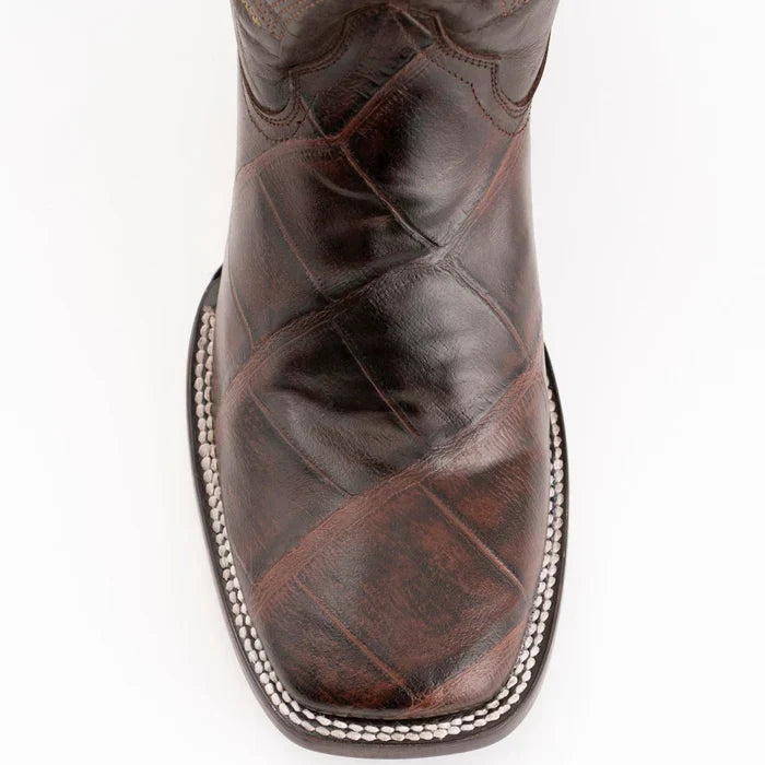 Mens Exotic Sneakers - Alligator Sneakers By Brand  in Color Chocolate