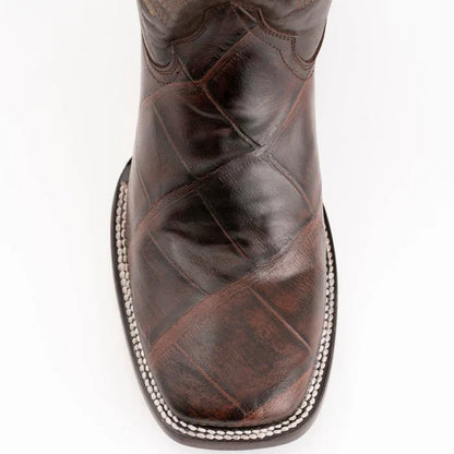 Mens Exotic Sneakers - Alligator Sneakers By Brand  in Color Chocolate