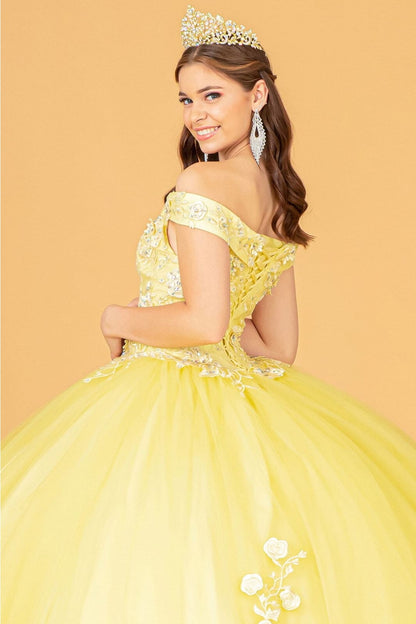 Yellow Ball Gown by Elizabeth K GL2802