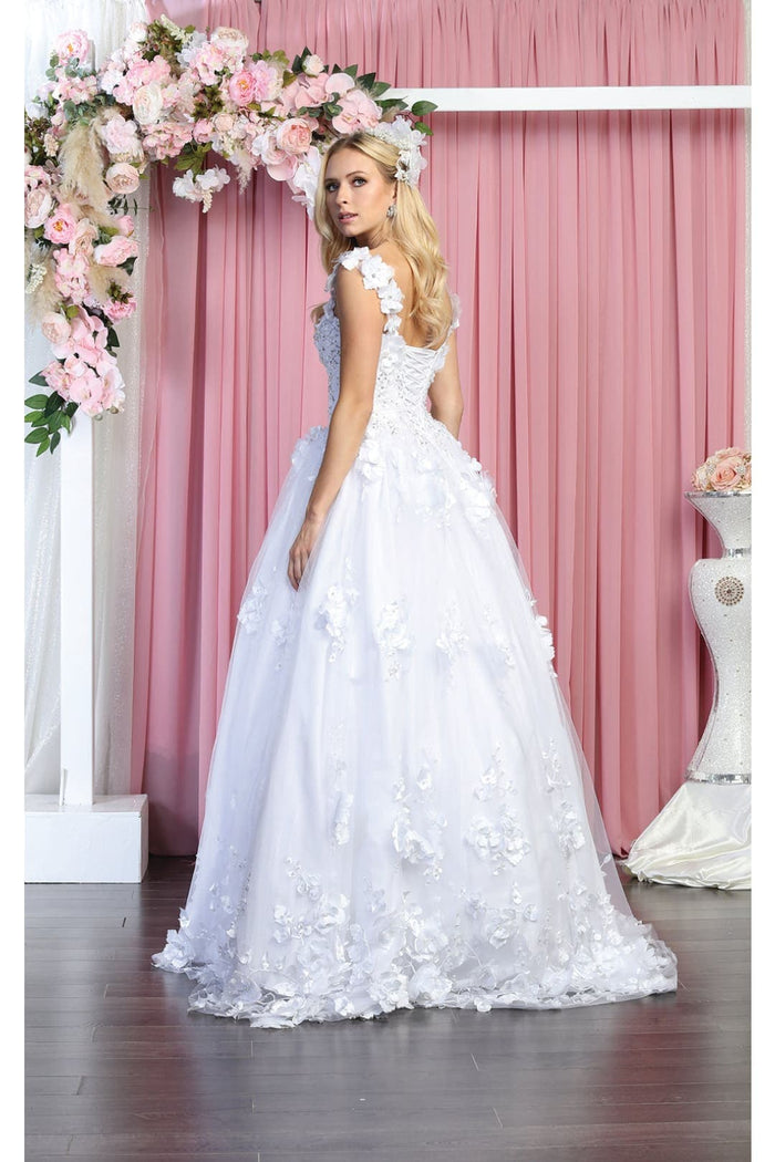 Layla K LK157 Sleeveless Floral Embroidered Quinceañera Ball Gown