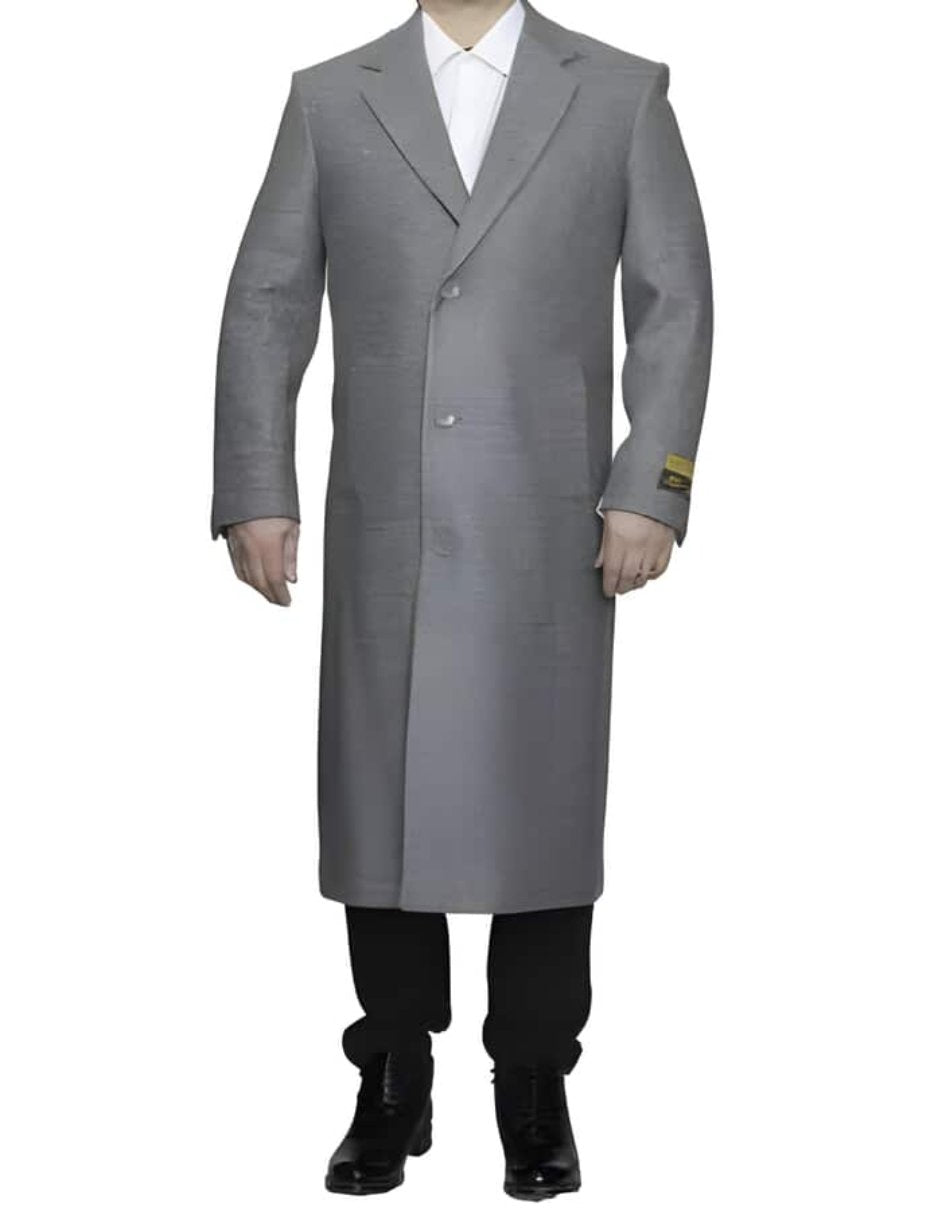 Coat Full Length Light Grey Ankle length Wool Dress Top Coat