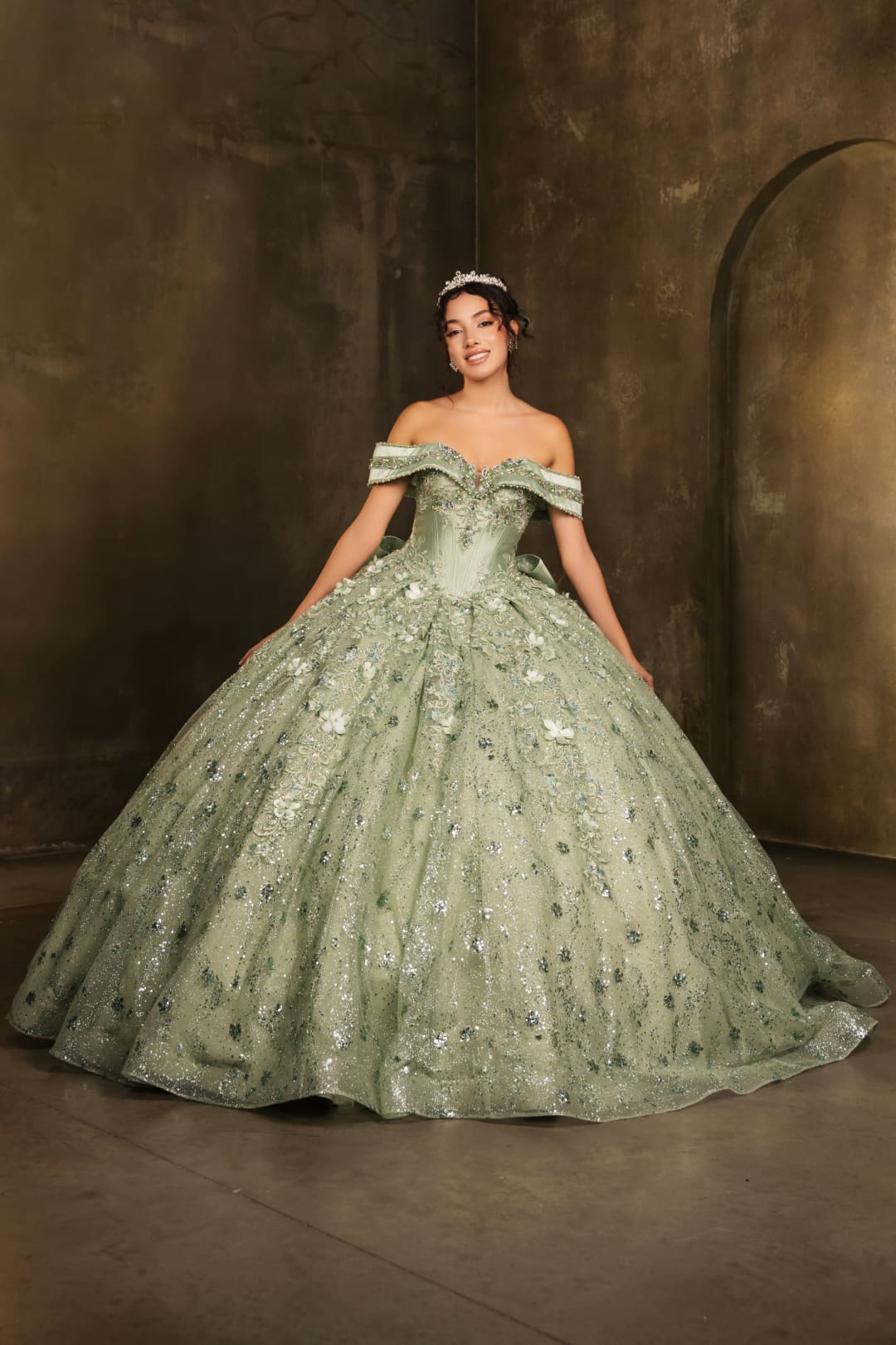 Gala Dress Sweetheart Off The Shoulder Ball Gown By Layla K LK277