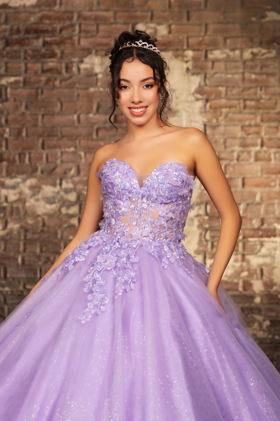 Quinceanera Gown Sweetheart Corset Back Gala Dress By Layla K LK243
