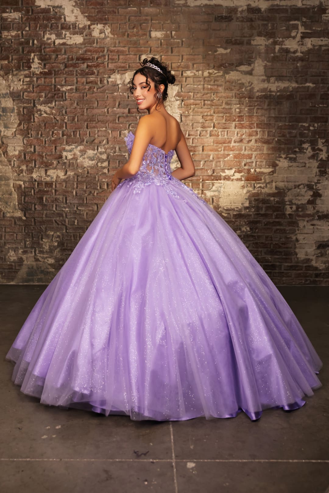 Quinceanera Gown Sweetheart Corset Back Gala Dress By Layla K LK243