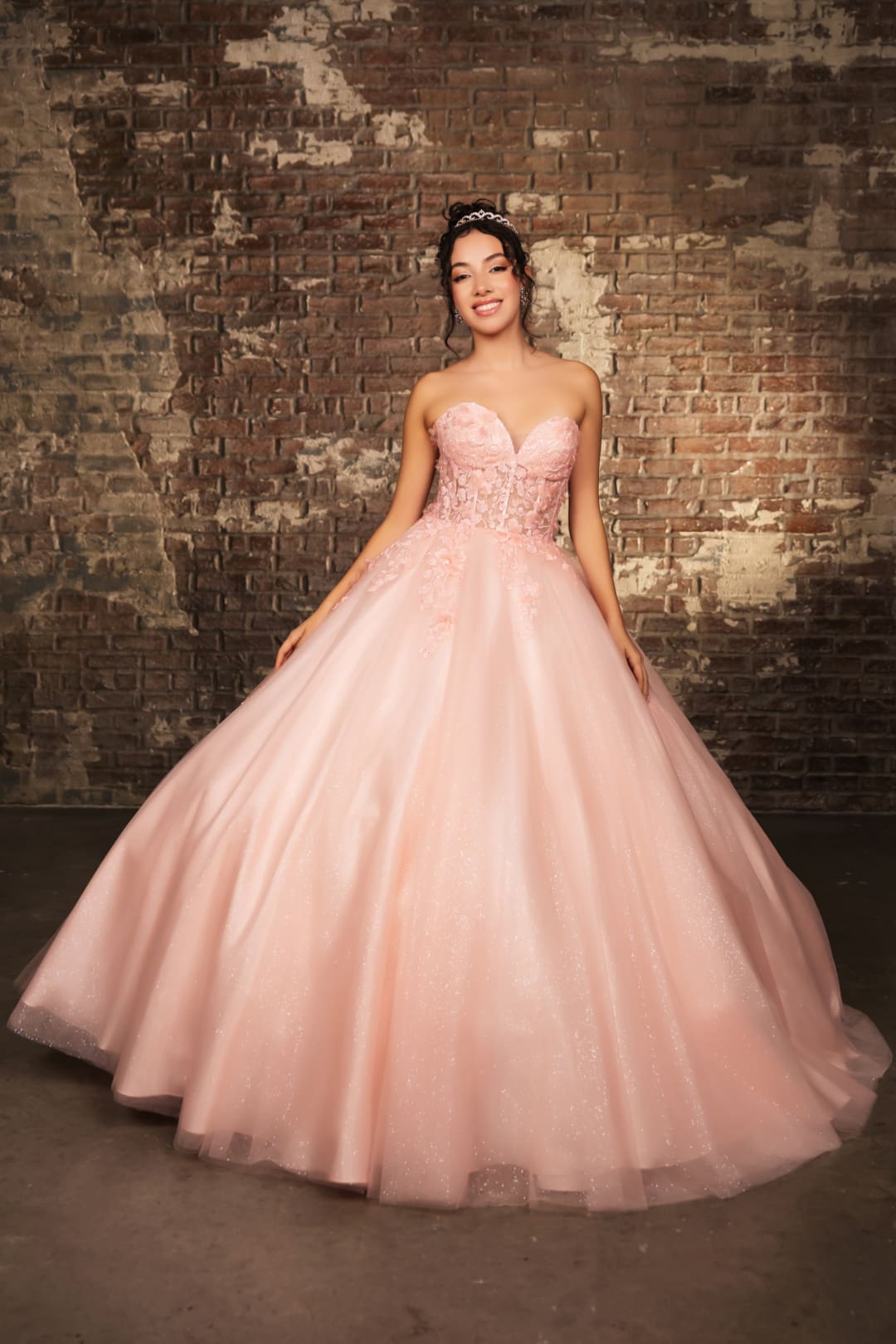 Quinceanera Gown Sweetheart Corset Back Gala Dress By Layla K LK243
