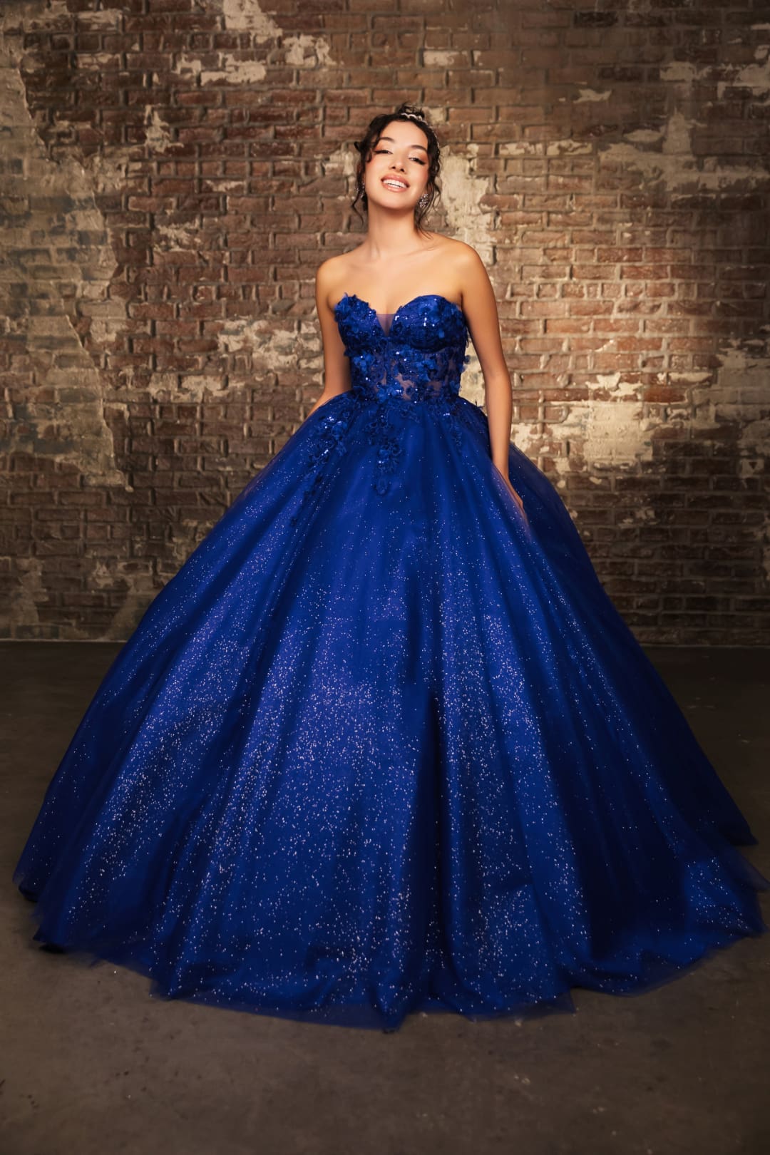 Quinceanera Gown Sweetheart Corset Back Gala Dress By Layla K LK243