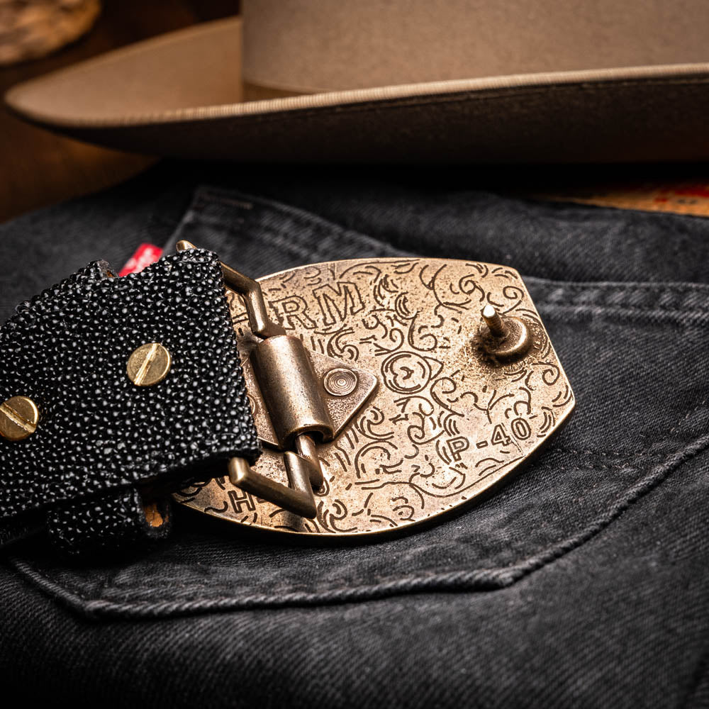 Marco Di Milano Georgia Belt Black Leather Luxury Shoe