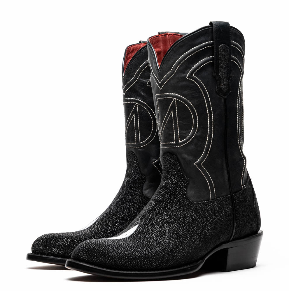 Marco Di Milano Georgia Stingray Round Toe Cowboy Boots