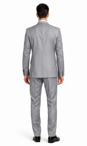 Giorgio Fiorelli Grey Two-Button Suit  Vest