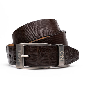 Marco Di Milano Giovanni Belt Brown Leather Loafer