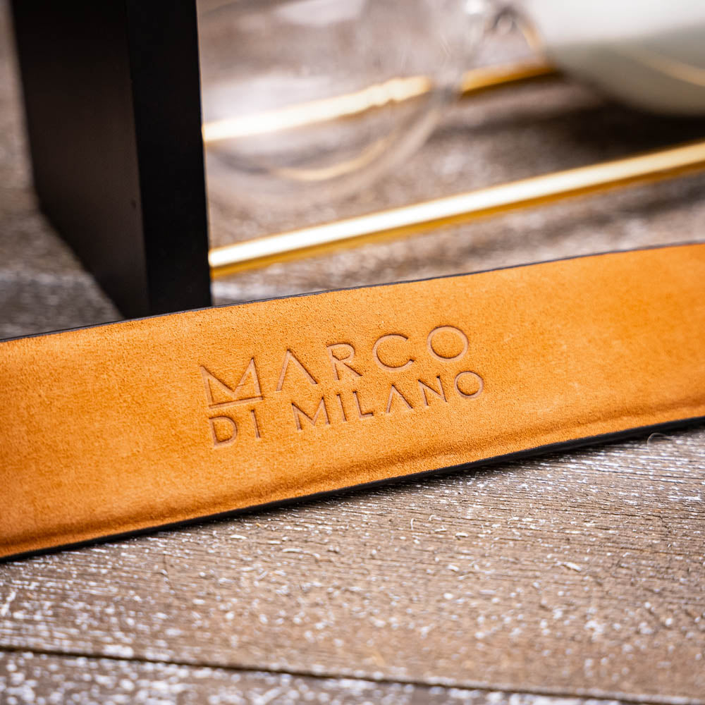 Marco Di Milano Giovanni Belt - Luxury White Leather Shoe