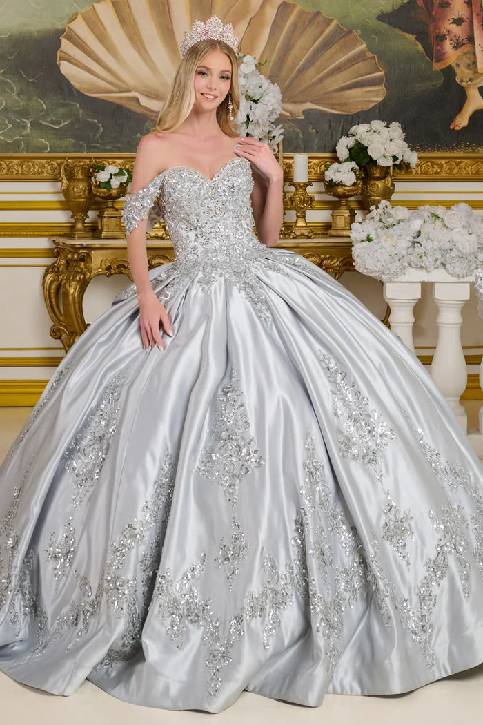 Satin Sweetheart Ball Gown by Elizabeth KGL3643