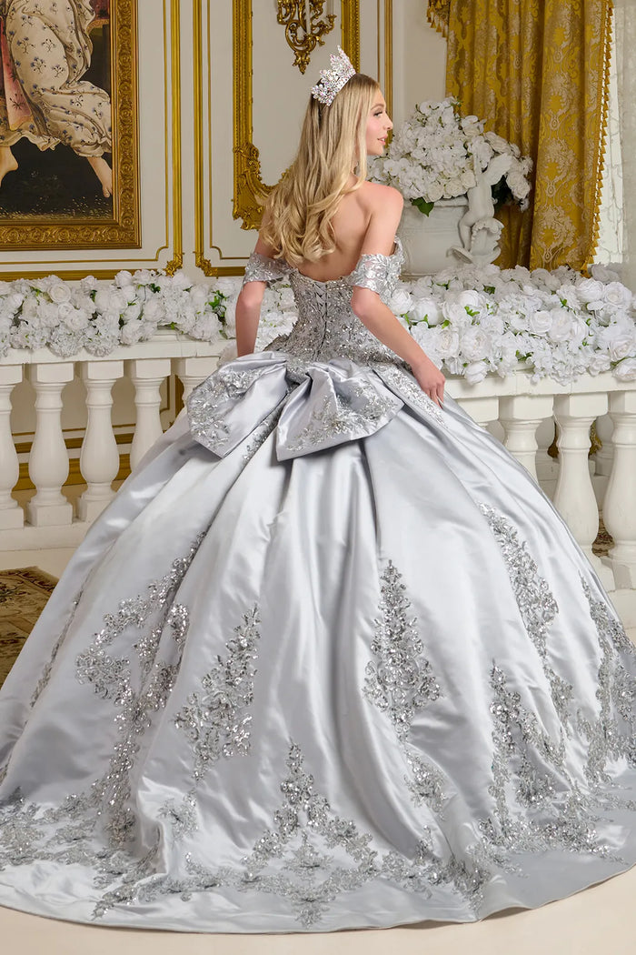 Satin Sweetheart Ball Gown by Elizabeth KGL3643