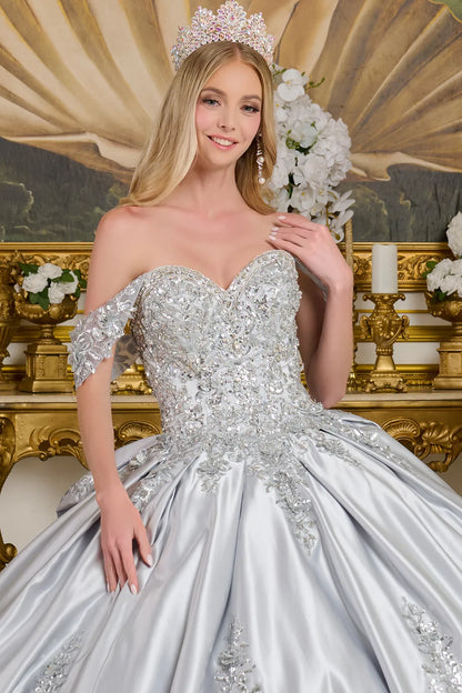 Satin Sweetheart Ball Gown by Elizabeth KGL3643