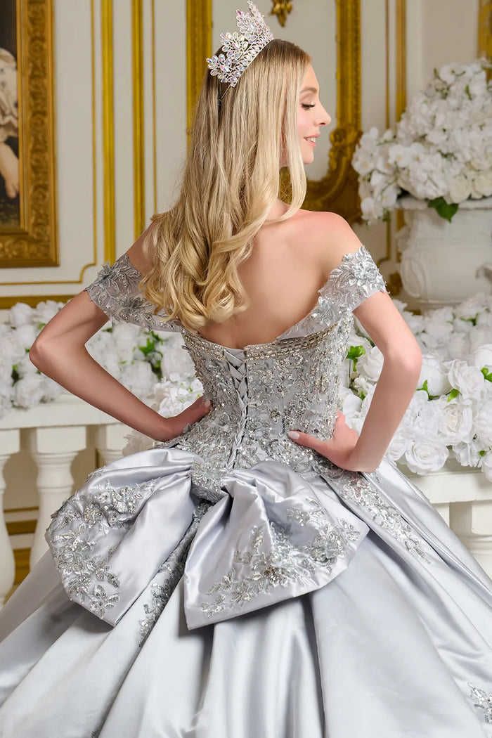 Satin Sweetheart Ball Gown by Elizabeth KGL3643