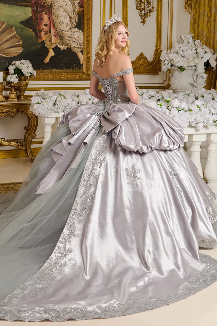 Off Shoulder Ball Gown by Elizabeth KGL3652