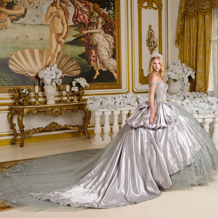 Off Shoulder Ball Gown by Elizabeth KGL3652