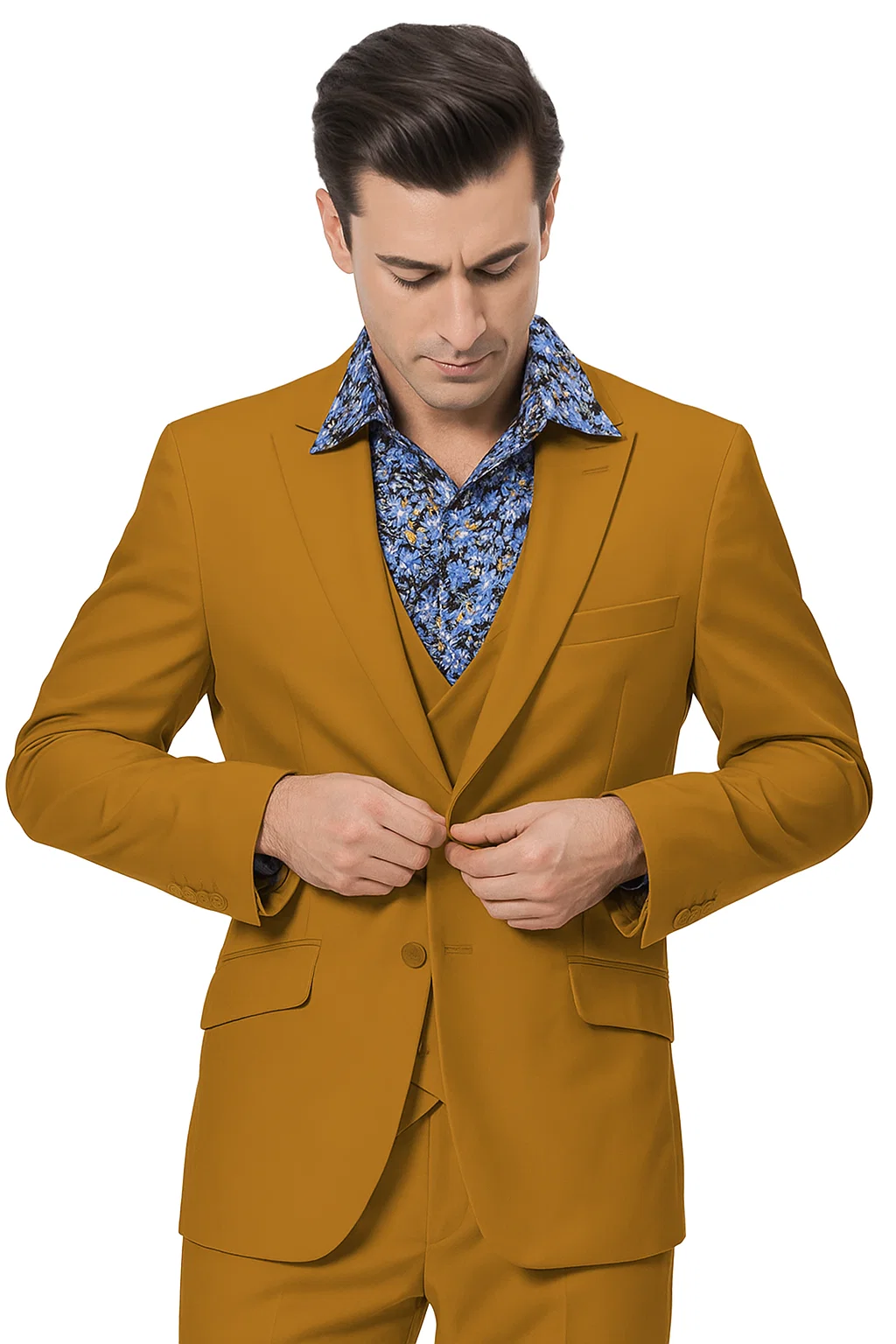 men-s-modern-gold-suit-3-piece-set-with-peak-lapel-double-breasted-vest